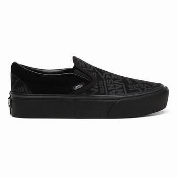 Vans 66 Classic - Naisten Platform kengät - Mustat